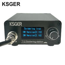 KSGER T12 Soldering Station Iron Tips STM32 V2.01 OLED DIY Kits FX9501 Handle Electric Tools Welding Tips Temperature Controller 2024 - купить недорого