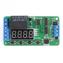 DC 12V Dual Channel Multifunctional DPDT Delay Timer Relay Time Control Switch DR42A01 Relay Board Hot Sale 2024 - buy cheap