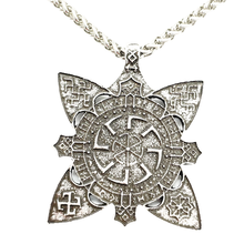Slavic Kolovrat Pendant Star Of Russia Amulet Jewelry Necklace Talisman Wicca 2024 - buy cheap