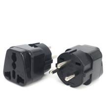 Preto Universal Cobre 10A 250V UE EUA REINO UNIDO AU japão suíço alemanha frança para Israel Egito Paquistão plug adapter Tipo H 2024 - compre barato