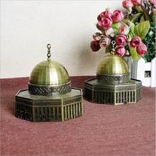 2018 New Israel Jerusalem Dome Mosque Bronze Figurine Souvenirs Gift Famous Architectural Statue Home Decoration Crafts 2024 - buy cheap