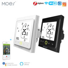 MOES WiFi Water/Electric Floor Heating Thermostat Gas Boiler Temperature Controller Smart Alexa tuya Google Voice zigbee Control 2024 - buy cheap