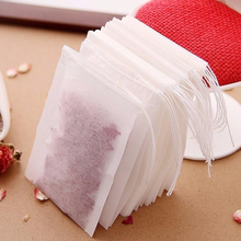 100Pcs/lot Disposable Tea Bags Empty Scented Tea Bag With String Heal Seal Filter Paper for Herb Loose Tea 2024 - buy cheap