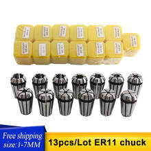 Free Shipping 13Pcs ER11 Chuck Spring Collet Set For CNC Engraving Machine & Milling Lathe Tool For Spindle Motor 2024 - buy cheap