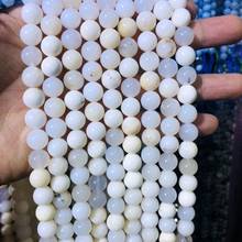100% Natural Milky White Opal Beads Gem Stone Beads 6MM 8MM 10MM 12MM Round Stone Loose Beads 15.5" 2024 - buy cheap