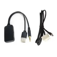 Biurlink Wireless Bluetooth AUX USB Adapter Radio Aux Music MP3 Cable Audio Adapter For Mazda 2 3 5 6 2024 - buy cheap