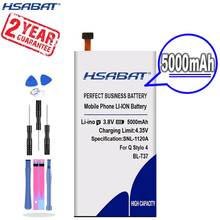 New Arrival [ HSABAT ] 5000mAh BL-T37 Replacement Battery for LG Q Stylo 4 Q710 Q710MS LM-Q710CS LM-Q710MS 2024 - buy cheap