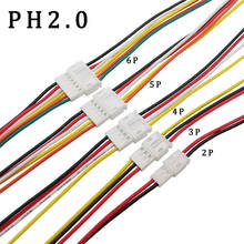 5Pair JST PH2.0 Electrical Wire Connector PH 2.0mm 2P 3P 4P 5P 6Pin Male Female Plug Jack Connector 26AWG Wire Cable 10/15/20CM 2024 - buy cheap