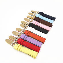Wholesale 250PCS / Lots 12MM 14MM 16MM 18MM 20MM PU With Genuine Leather Watch Band Watch Strap 10 Colors Available -110901 2024 - buy cheap
