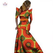 Vestido de otoño para mujer, ropa Africana Bazin rica de media manga, sirena, Dashiki, de talla grande, BRW WY611 2024 - compra barato