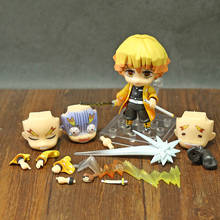 Figuras de acción de Demon Slayer, juguetes de PVC de Agatsuma Zenitsu, Kimetsu no Yaiba, Tanjirou, modelo de muñecos Brinquedos, n. ° 1334 2024 - compra barato