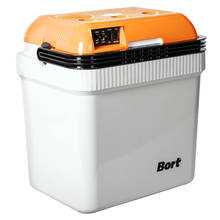 Холодильник автомобильный Bort BFK-12/230 (сумка-холодильник, объем 24 л., понижение температуры до 15'С, нагрев до 50'С, работает от прикуривателя 12 В и от сети 220 В) 2024 - купить недорого