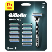 Men's Gillette Mach3 razor with 11 interchangeable cassettes 2024 - buy cheap