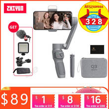 Zhiyun Smooth Q2 смартфон Gimbal 3-осевой Ручной Стабилизатор для Iphone 11 Pro Android vs OSMO Moblie 3 smooth 4 MINI S 2024 - купить недорого