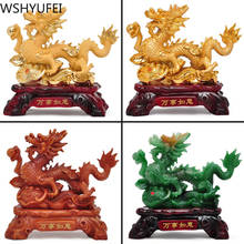 1pcs Dragon Decoration Feng Shui Lucky Crafts Home Living Room Entrance TV Cabinet Office Table Decoration 2024 - buy cheap