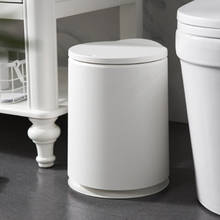 LEDFRE Home Push-type Circular Trash Can Kitchen Plastic Trash Can Bucket Garbage LF83009 2024 - buy cheap