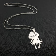 Squid Necklace Any Words Can Be Customed Squid Jewelry Best Christmas Gift For Men And Women YP4052 2024 - buy cheap