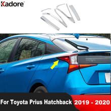 For Toyota Prius 2019 2020 Hatchback Chrome Rear Tail Lights Lamp Cover Trim Taillight Molding Strips Sticker Car Accessories 2024 - buy cheap