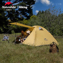 Naturehike-tienda de campaña Serie P para 2-4 personas, ultraligera, para senderismo al aire libre, impermeable, para acampar, viaje, playa, resistente al sol, portátil, UPF50 2024 - compra barato