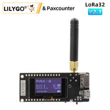 Лилиго®TTGO ESP32-Paxcounter LoRa32 V2.1 1.6.1 версия 433/868/915 МГц LoRa ESP-32 OLED 0.96 дюймовая SD карта Bluetooth WIFI модуль 2024 - купить недорого