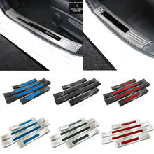 Car Cover Stainless Steel Pedal Door Sill Scuff Plate Inner Built Threshold For Mazda 3 Mazda3 Axela M3 2019 2020 2021 2022 2024 - buy cheap