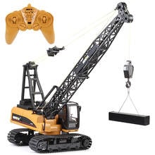 1:14 Children Electric RC Car Toys Model 15CH Remote Control Alloy Truck Crane Engineering Vehicle Birthday Gifts for Kids Boy 2024 - buy cheap