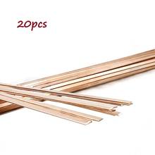 5Pcs Phosphorus Copper Electrode 710-793℃ Low-melting Electrode Flat Electrode Without Flux For Welding Copper Pipes