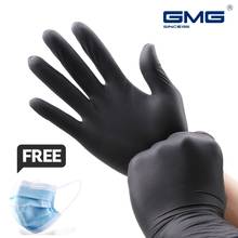 Nitrile Gloves Black 100pcs Food Grade Waterproof Allergy Free Disposable Work Safety Gloves 100% Nitrile Gloves Mechanic Glove 2024 - купить недорого