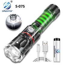 Rechargeable LED Flashlight With Surrounding COB lamp and Tail magnet 4 lighting modes Waterproof camping torch 2024 - buy cheap