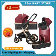 2020 New Pram Fast Shipping Free Shipping  Portable 3in1 Baby Stroller 2in1 Carriage 2024 - buy cheap