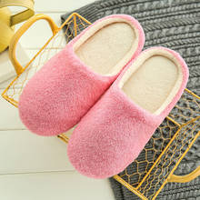 HENGSONG-Zapatillas de casa de felpa para mujer, zapatos de suela suave y cálida, en 10 colores, 2018, 919644 2024 - compra barato