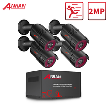 ANRAN 1080P аналоговая HD камера AHD DVR CCTV система безопасности ИК камера ночного видения комплект для внутренней и наружной системы видеонаблюдения 2024 - купить недорого