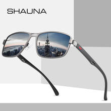 SHAUNA-gafas de sol cuadradas polarizadas para hombre, lentes clásicas con montura TR90 G15, lentes azules para conducir, para pescar, protección Anti-UV 2024 - compra barato