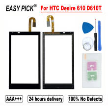 For HTC Desire 610 D610 D610T Capacitive Glass Lens Touch Screen Sensor Digitizer Glass Front Panel 2024 - buy cheap