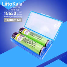 Liitokala 18650 3400mAh battery NCR18650B with original new 18650 PCB 3.7V protected 2024 - buy cheap