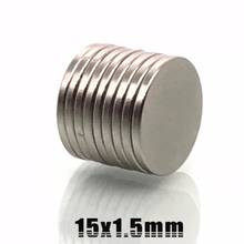 10/20/50/100/200Pcs 15x1.5 Small Round Magnet 15mmx1.5mm Neodymium Magnets 15x1.5mm Permanent Strong Powerful Magnet 15*1.5 2024 - buy cheap