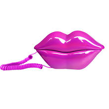 Corded Landline telephone, Funny Novelty Lips Phone, Wired Mouth Telephone Cartoon Shaped Real Land line Home Office 2024 - buy cheap