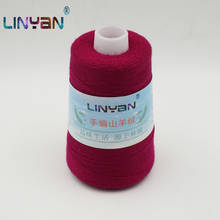 1 balls *100g Pure goat wool yarn crochet 100% Cashmere yarn Thin Crochet yarn Hand knitting scarf Baby sweater Knit thread ZL6 2024 - buy cheap