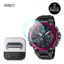 Película de vidro temperado 9h 2.5d para relógio inteligente, 2 peças 2024 - compre barato