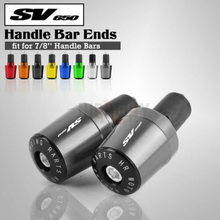 Motorcycle CNC 7/8'' 22MM Handlebar Handle Bar End Grips Cap Weight Plugs Silder For SUZUKI SV 650 SV650 SV650S 2024 - buy cheap