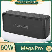 Tronsmart-caixa de som mega pro nfc, original, portátil, bluetooth, 60w, ipx5, à prova d'água, assistente de voz, em estoque 2024 - compre barato