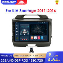 Radio con GPS para coche, reproductor Multimedia con Android 10, 2Din, 8 ", 9", pantalla táctil, RDS, BT, 2G, 32G, 4G, para KIA Sportage 3, 2011-2016 2024 - compra barato
