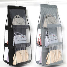Hanging Handbag Organizer for Wardrobe Closet Transparent Storage Bag Door Wall Clear Sundry Shoe Bag with Hanger Pouch 2024 - buy cheap