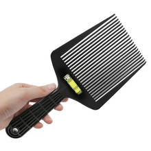 Professional Black Hair Trimming Flat Comb Men Hairdressing Barber Clipper Bubber Level Flattoper Comb 1PC Hair Styling Tool 2024 - buy cheap