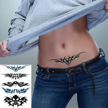 Waterproof Temporary Tattoo Sticker Symbol Totem Wing Tatto on Leg Arm Back Tattos Sex Flash Tatoo Fake Tattoos for Men Women 2024 - купить недорого