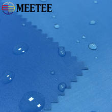 Meetee-tela fina recubierta de poliéster 200 T, hecho a mano tejido impermeable, paraguas, tienda de cometa, accesorios de costura de ropa, 190/400X150cm 2024 - compra barato