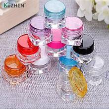 10pcs 3g Beauty Plastic Refillable Bottles Cream Jar Cosmetic Container Empty Eyeshadow Makeup Face Cream Lip Balm Pot 2024 - buy cheap