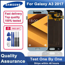 Pantalla LCD AMOLED original de 100% pulgadas para móvil, montaje de digitalizador táctil para Samsung Galaxy A3 4,7 A320 SM-A320F, 2017 probada 2024 - compra barato