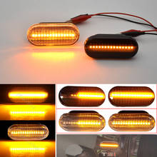 2pieces Led Dynamic Side Marker Turn Signal Light For Volkswagen VW Bora Golf 3 4 Passat 3BG Polo SB6 SEAT Ibiza Leon Skoda Ford 2024 - buy cheap