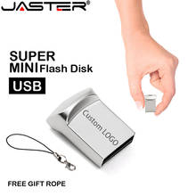 JASTER Mini Metal USB 2.0 Flash Drives 64GB 32GB Real Capacity Pen drive 16GB 8GB Waterproof U Disk  Business gift Memory Stick 2024 - buy cheap